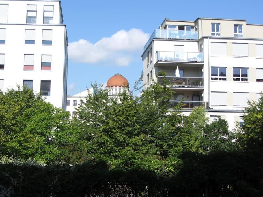 Petersweitblick-Bayerischer Bahnhof Leipzig Exterior foto